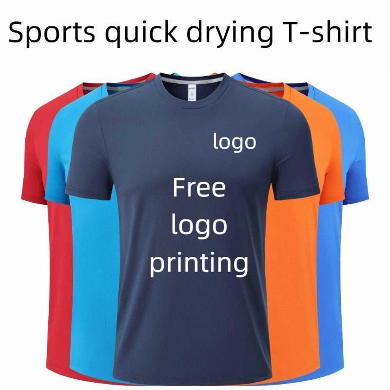 Company Profile Printing - تي شيرت صيفي للرجال للجري والرياضة